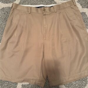 PGA Tour Tan Flat Front Shorts Versatile Style Sz 38